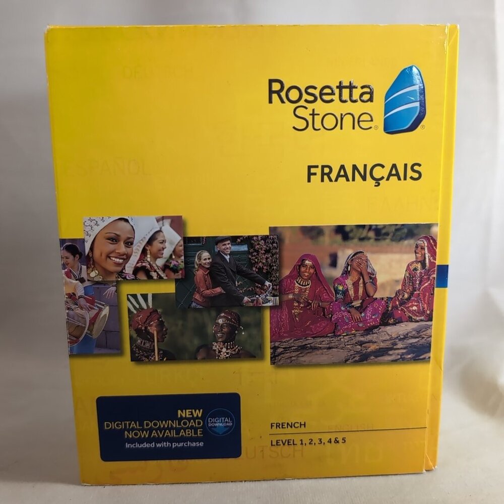 Rosetta Stone Francais French Level 1 2 3 4 5 1-5 NEW SEALED 2014 Version 4